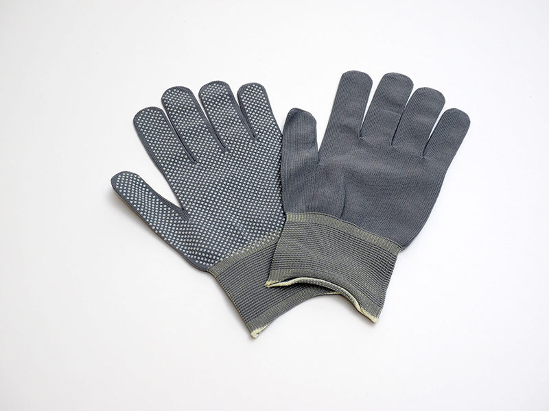 a pair of work gloves